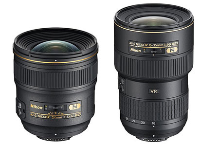 Nuovi obiettivi Full Frame Nikon: 24mm e 16-35mm