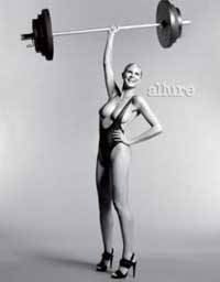 Heidi Klum in splendida forma per Allure