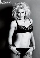 Madonna foto su Interview per parlare della sua carriera