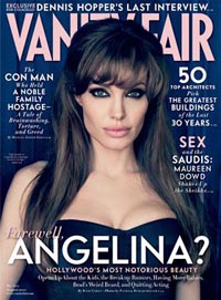 Angelina Jolie, bellissima in foto su Vanity Fair