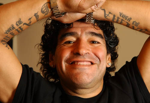 "El rostro del Mito": presentate le foto di Maradona