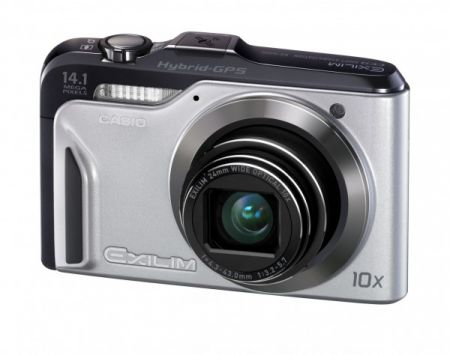 Una fotocamera Casio con Gps
