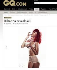 Rihanna, anche Gq le dedica un servizio fotografico
