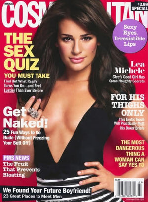 Glee: su Cosmopolitan le foto sexy di Lea Michele