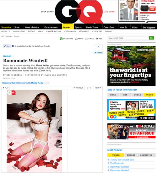 Gq e le foto alla donna più sexy del mondo