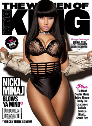 Uno scatto alla rapper più sexy d'America: ci pensa la rivista King