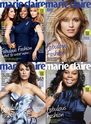 Le donne di Glee fotografate da Marie Claire