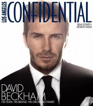 David Beckham e le immagini su L.A Confidential