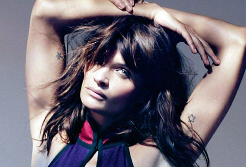 Helena Christensen: le foto della modella su Harper's Bazaar