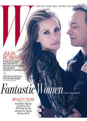 Julia Roberts e Tom Hanks: scatti su W Magazine