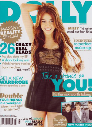 Miley Cirus: foto da star per Dolly Australia di luglio