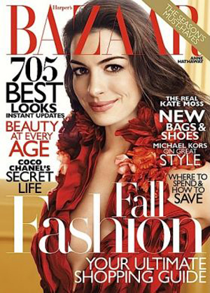 Anne Hathaway: immagini che parlano su Harper’s Bazaar
