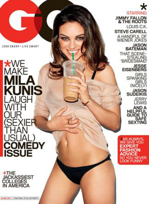 Mila Kunis: su Gq è incontenibile