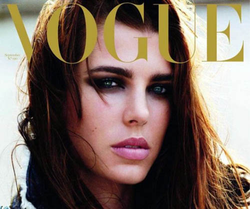 Charlotte Casiraghi, in posa su Vogue France di settembre