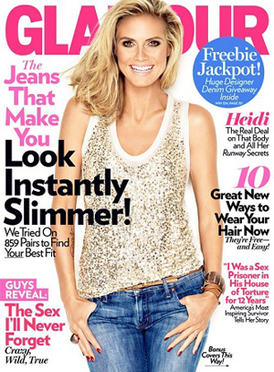 Heidi Klum, regina della cover di Glamour Usa