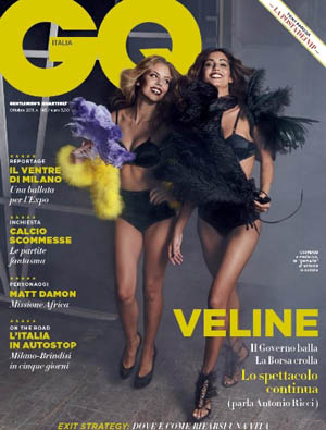 Costanza e Federica: le veline fotografate da Gq