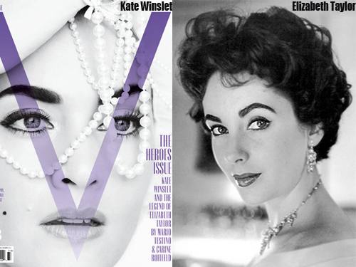 Kate Winslet: foto su V Magazine ricordando Elizabeth Taylor