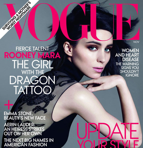 Rooney Mara: dopo Facebook le immagini su Vogue