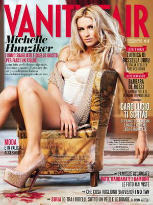 Michelle Hunziker su Vanity Fair