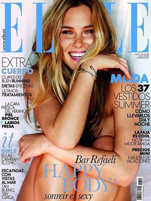 Bar Rafaeli, su Elle è quasi senza veli