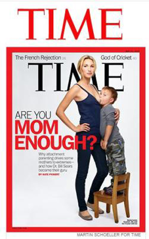Le foto del Time per la Festa della Mamma, provocazione in copertina 