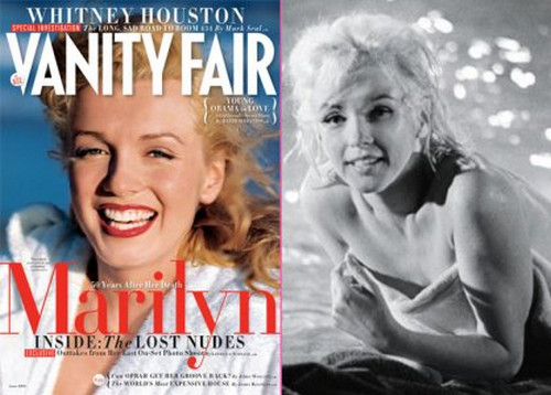 Marylin Monroe su Vanity Fair a giugno 2012