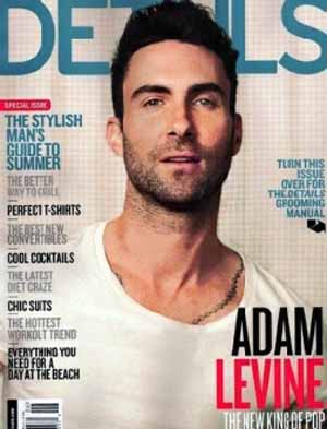 Adam Levine, servizio fotografico su Details