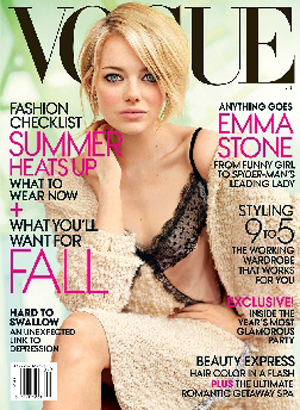 Emma Stone: foto sulla copertina di Vogue