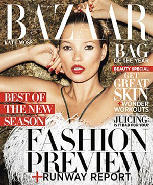 Kate Moss, bellissima nelle foto di Harper’s Bazaar