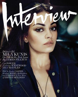 Mila Kunis, foto e intervista su Interview