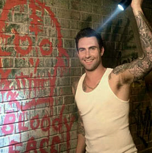 Adam Levine sul set di "American Horror Story, foto