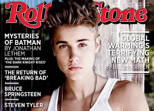 Justin Bieber: immagini sulla cover di Rolling Stones