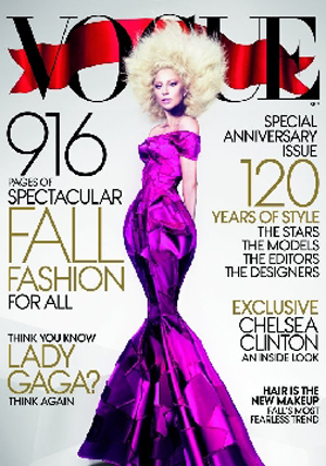 Lady Gaga e le foto su Vogue di settembre 2012