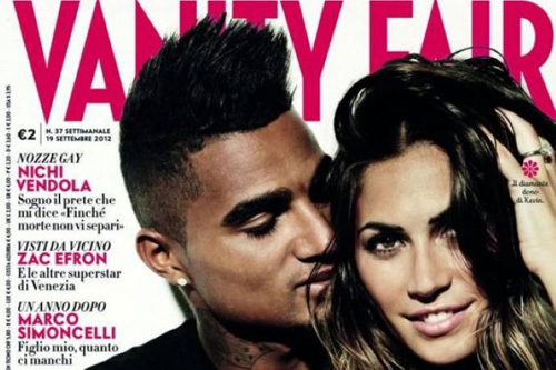 Melissa Satta e Kevin Boateng, servizio fotografico per Vanity Fair