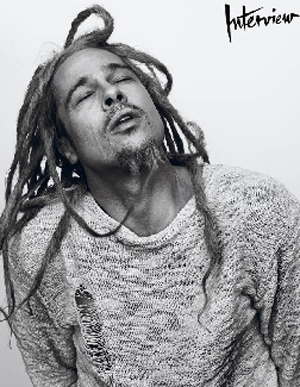 Brad Pitt come Bob Marley su Interwiev