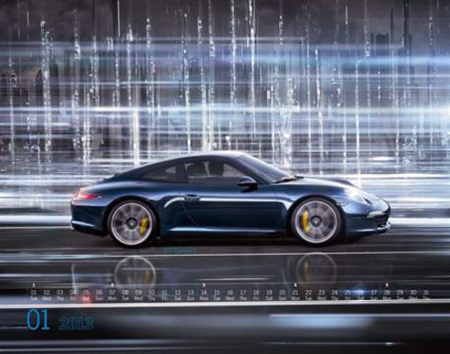 Pronto il calendario Porsche «Mega City» 2013