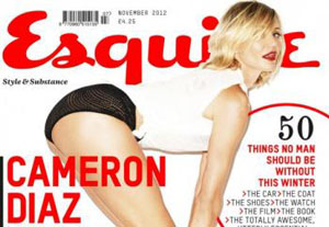 Cameron Diaz, foto su Esquire di novembre 2012