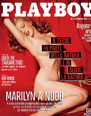 Playboy punta sulla cover di Marylin Monroe