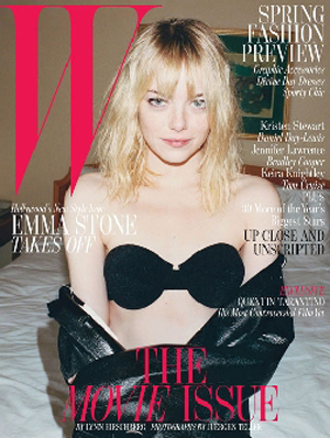 Emma Stone, sexy su W Magazine