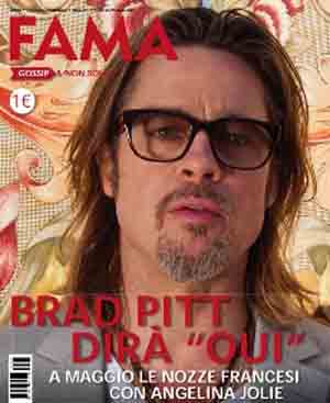 Brad Pitt: un servizio fotografico e l'annuncio di matrimonio