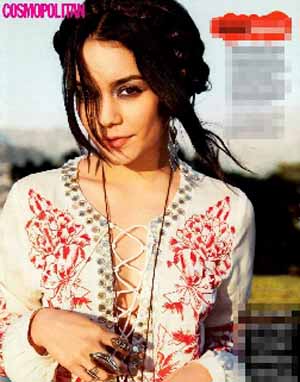 Vanessa Hudgens, su Cosmopolitan in versione sensuale