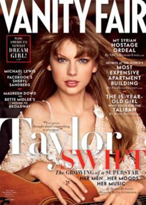 Taylor Swift, confessioni e foto su Vanity Fair