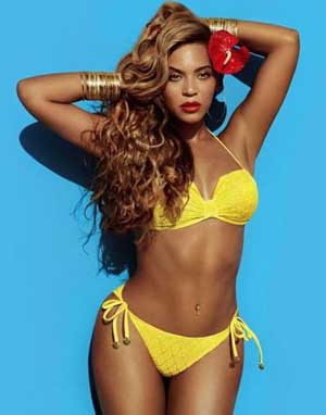 Beyonce, modella per un servizio fotografico