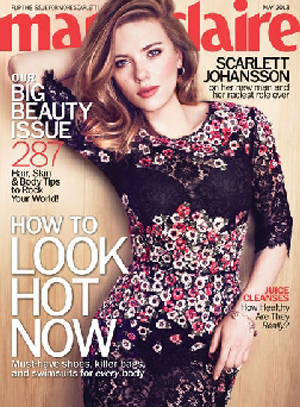 Scarlett Johansson, foto e intervista su Marie Claire