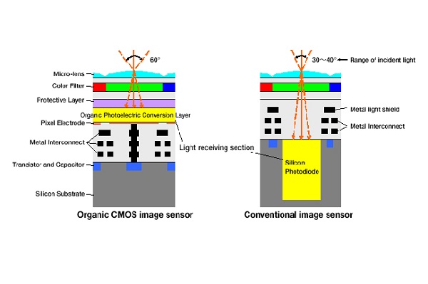 fujifilm panasonic collaborazione sensore organico