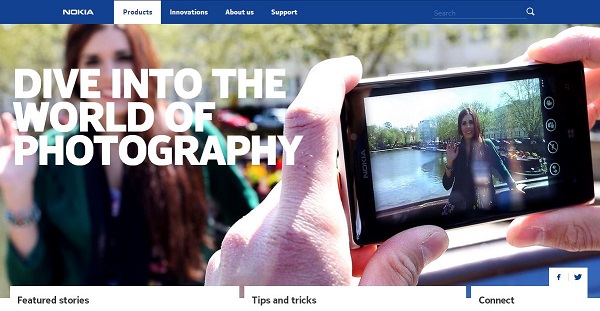 Nokia lancia pagina ufficiale dedicata alla fotografia