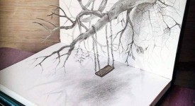 Foto di disegni a matita in 3D