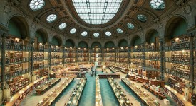 Foto di una delle più belle biblioteche al mondo scattata da Franck Bohbot