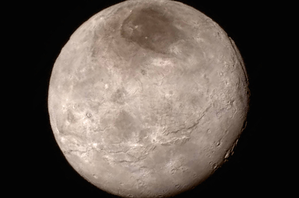 Foto di Plutone inviata dalla sonda New Horizons 