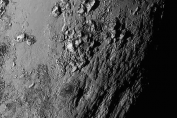 Foto di Plutone inviata dalla sonda New Horizons